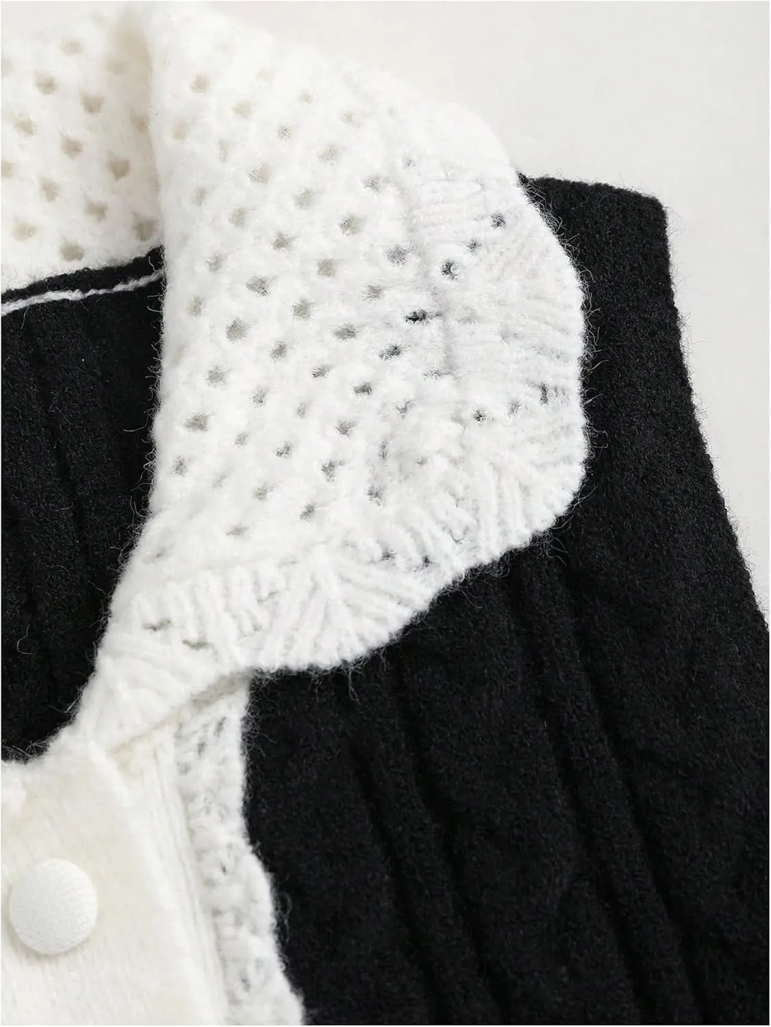 MakeMeChic Women's Knit Tank Top Collared Sleeveless Sweater Vest Knitwear Crop Tops