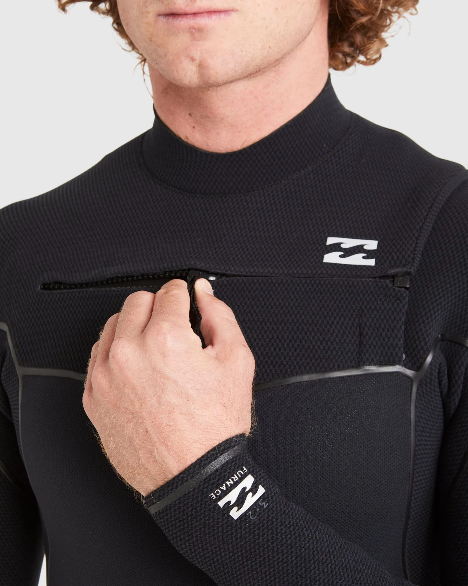 Mens 3/2mm Furnace Chest Zip Wetsuit