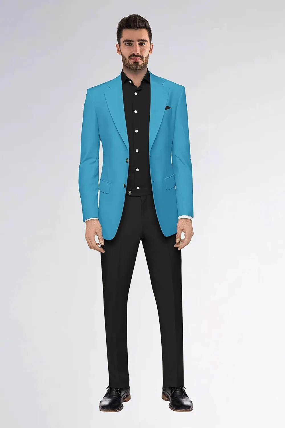 Men's Blazer 2 Button Long Sleeve Regular Fit Suit Sport Coat Jacket Business Lightweight Casual Sport Coat