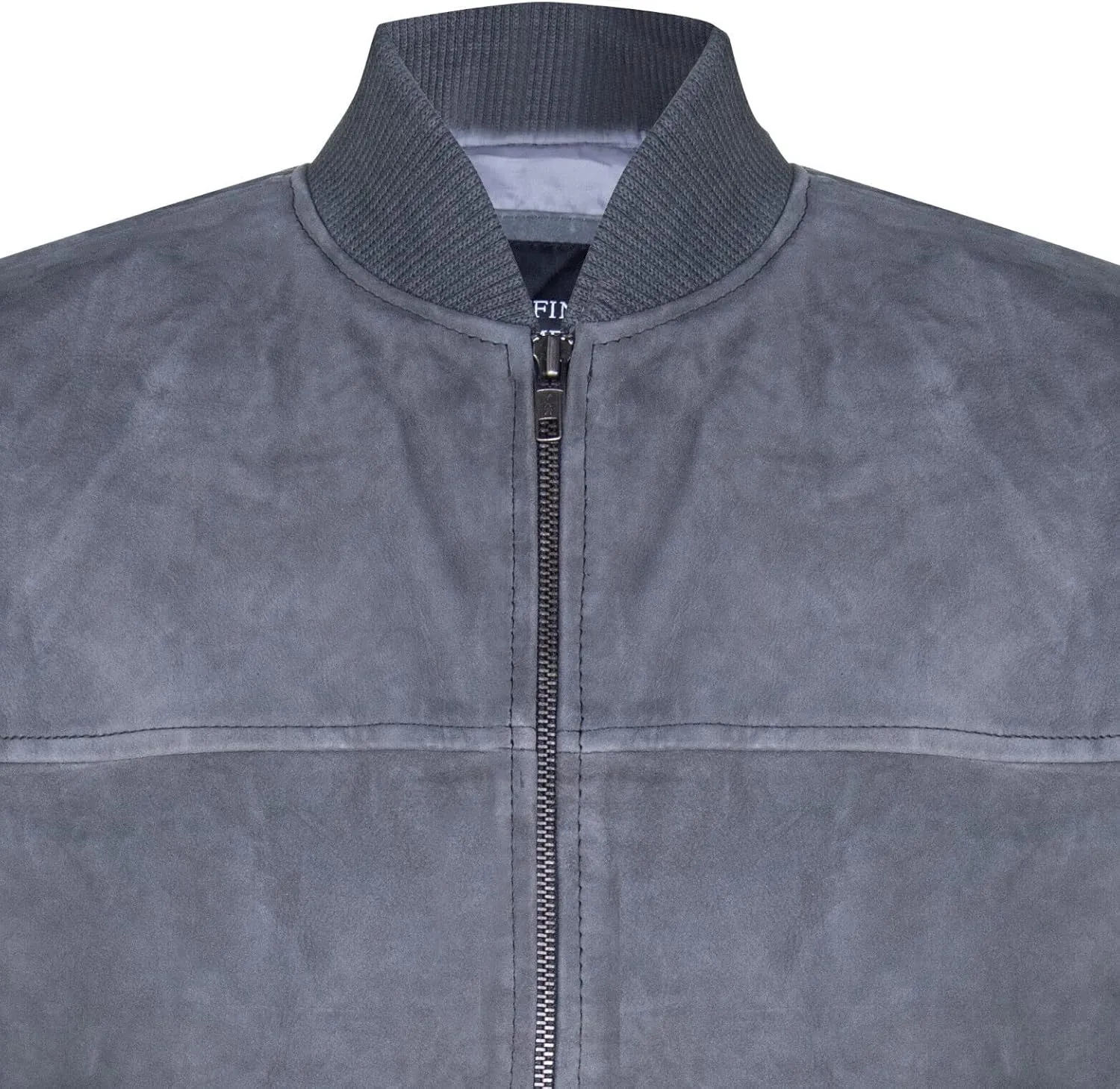 Mens Goat Suede Bomber Jacket Real Genuine Leather MA-1 Varsity Retro