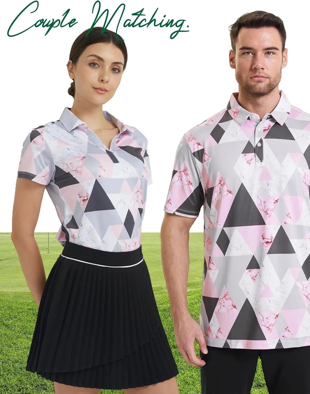 Men's Golf Polo Shirt - Standout Performance Quick-Dry Golf Polo Shirts for Men