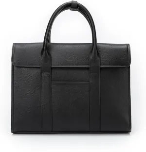 Men's Leather Tote Top Layer Cowhide Vegetable Tanned Leather Business Briefcase Computer Bag