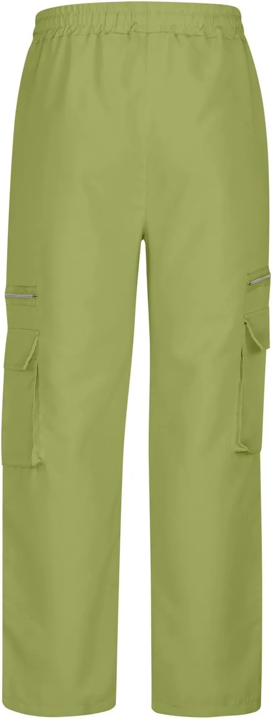 Mens Slim Fit Hiking Cargo Pants Tactical Pants Multiple Pockets Outdoor Straight Leg Trousers Casual Sweatpants