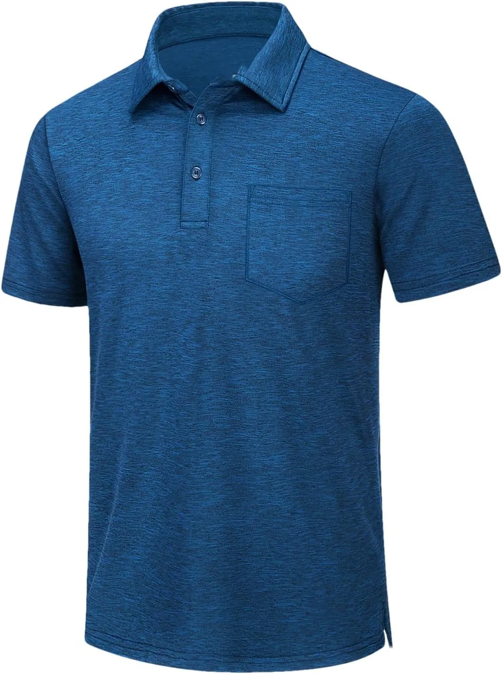 Mens Summer Quick Dry Lightweight Polo T-Shirts Golf Short Sleeve Shirts Sports Tops
