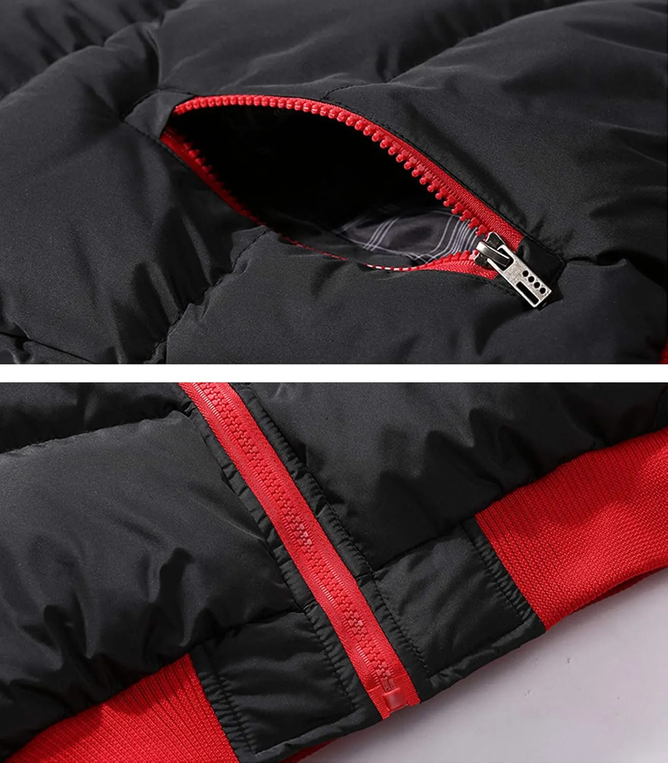 Men's Winter Removable Hooded Padded Vest Outerwear Sleeveless Jacket