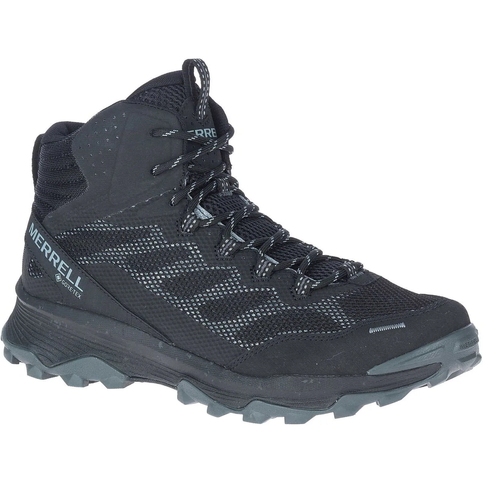 Merrell Speed Strike Mid Waterproof Mens Walking Boots - Black