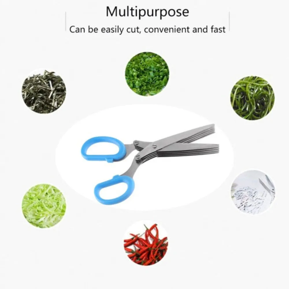 Multi Layers Stainless Steel Vegetable Scissor