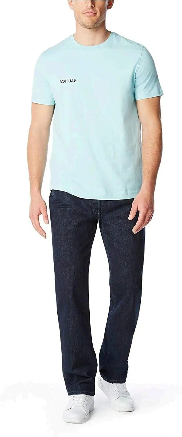 Nautica Men's Short Sleeve Solid Crew Neck T-Shirt