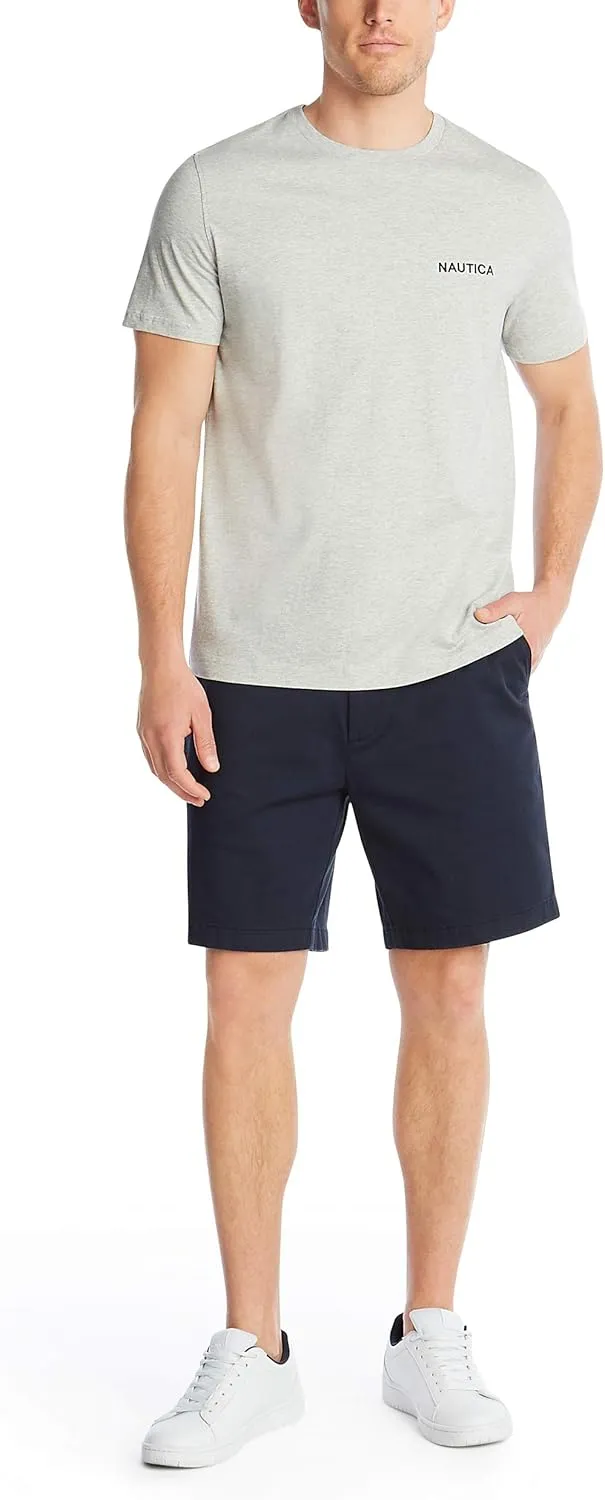 Nautica Men's Short Sleeve Solid Crew Neck T-Shirt