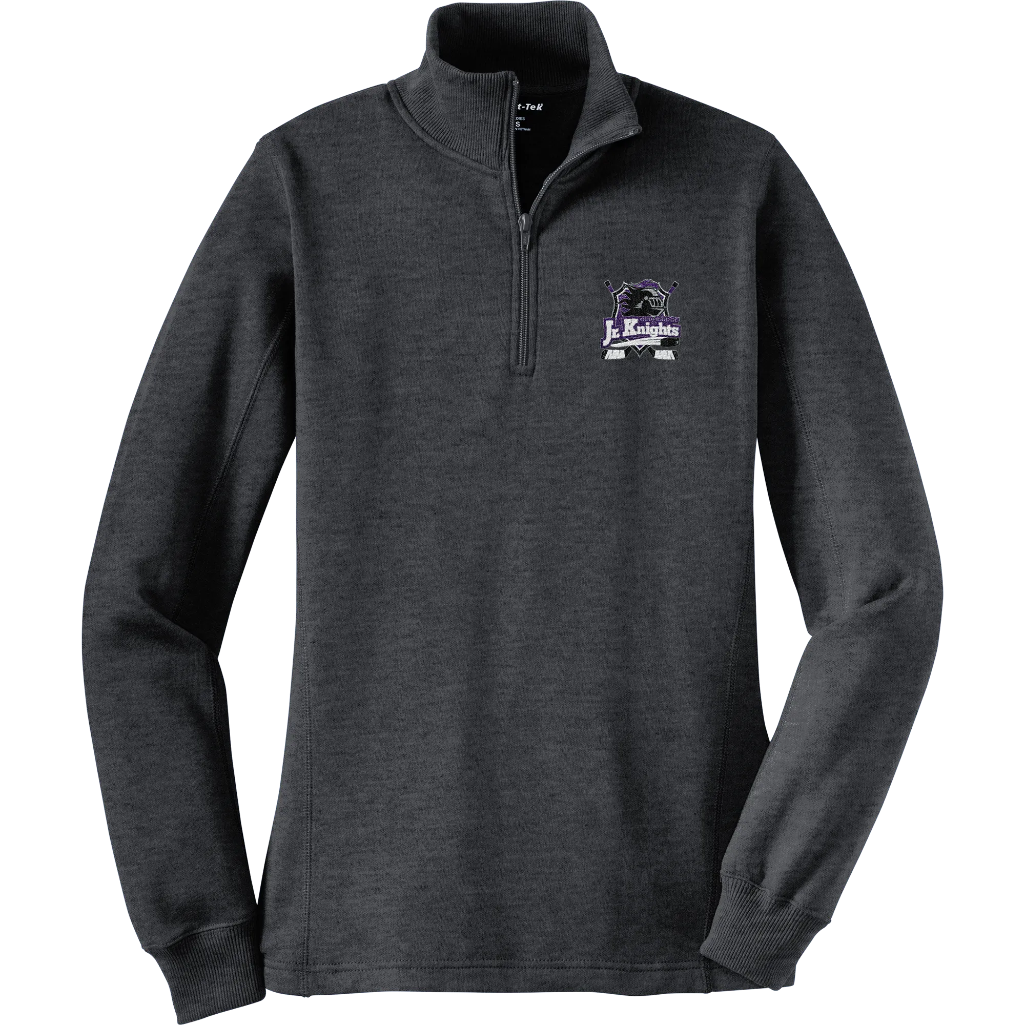 Old Bridge Jr. Knights Ladies 1/4-Zip Sweatshirt