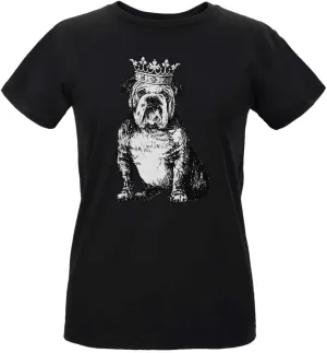 Old Glory British Bulldog Crown Womens Organic T Shirt