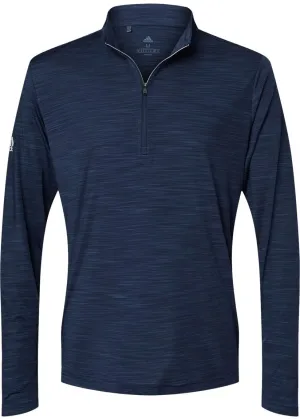 OUTLET-Adidas Lightweight Mélange QuarterZip Pullover