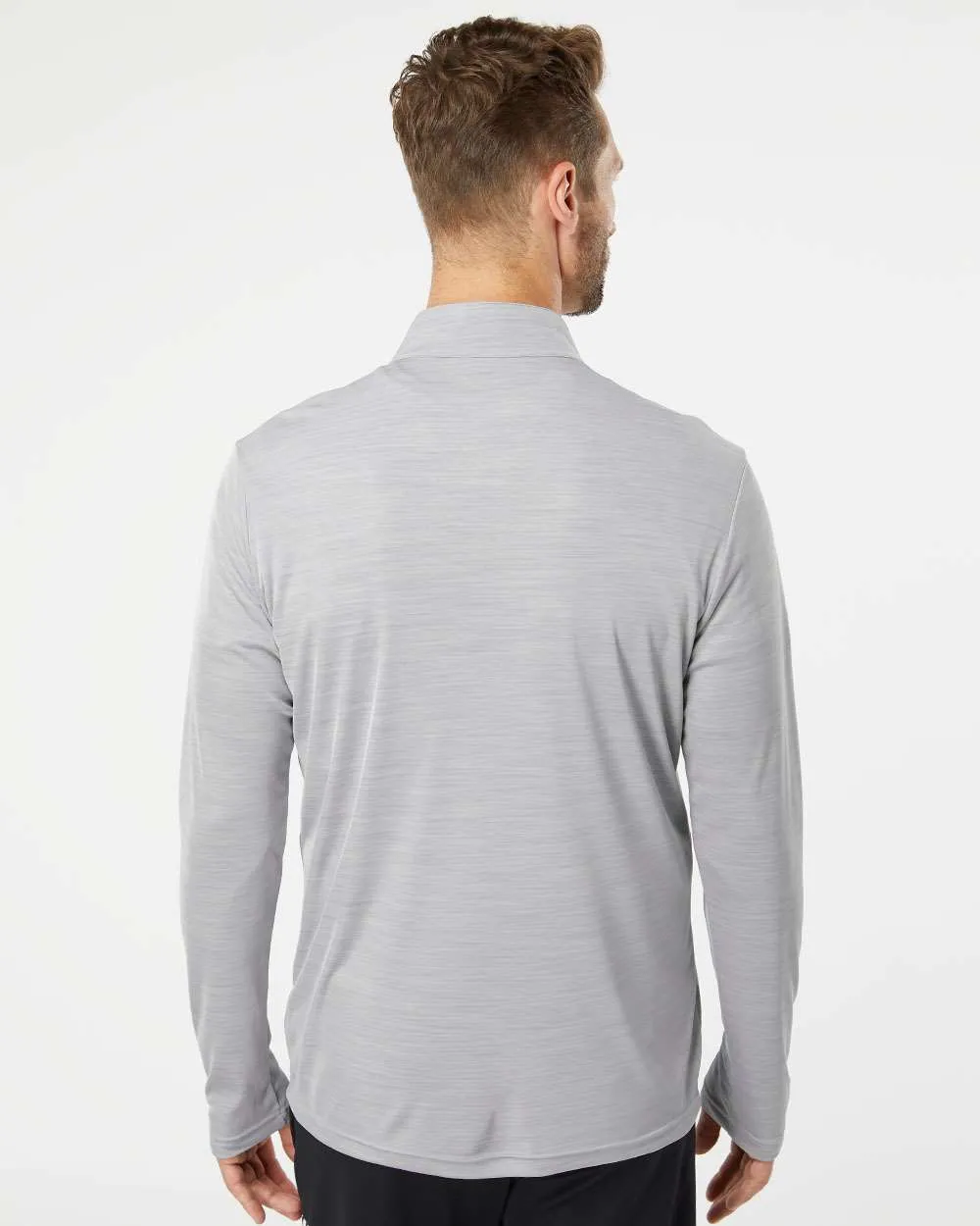 OUTLET-Adidas Lightweight Mélange QuarterZip Pullover