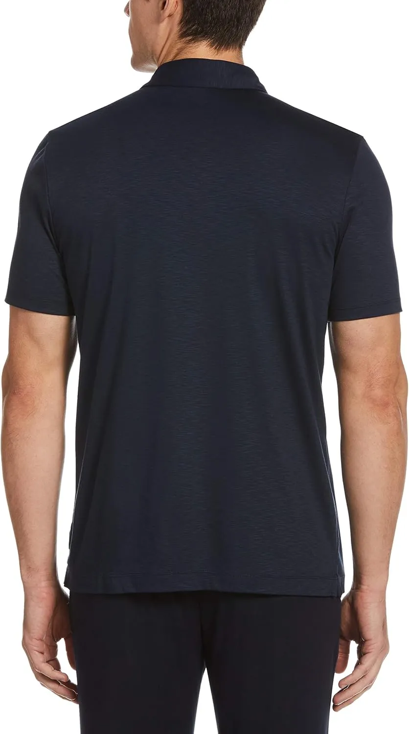Perry Ellis Men's Ultra Soft Touch Slub Short Sleeve Polo Shirt