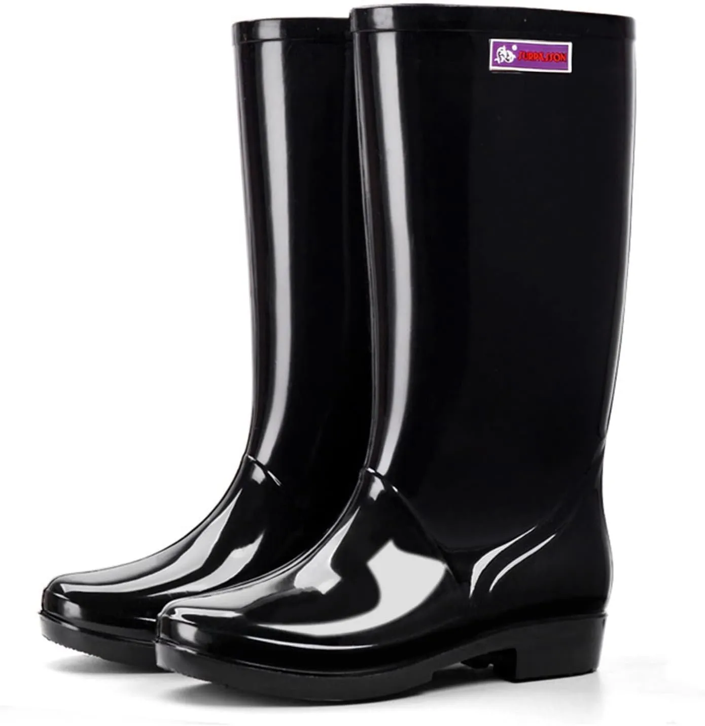 Rain Boots Women Tall Mens Grounded Footwear Small Heel Booties Non Slip Work Barefoot Shoes Women's Rain Boots Waterproof Garden Shoes Womens Hiking Boots