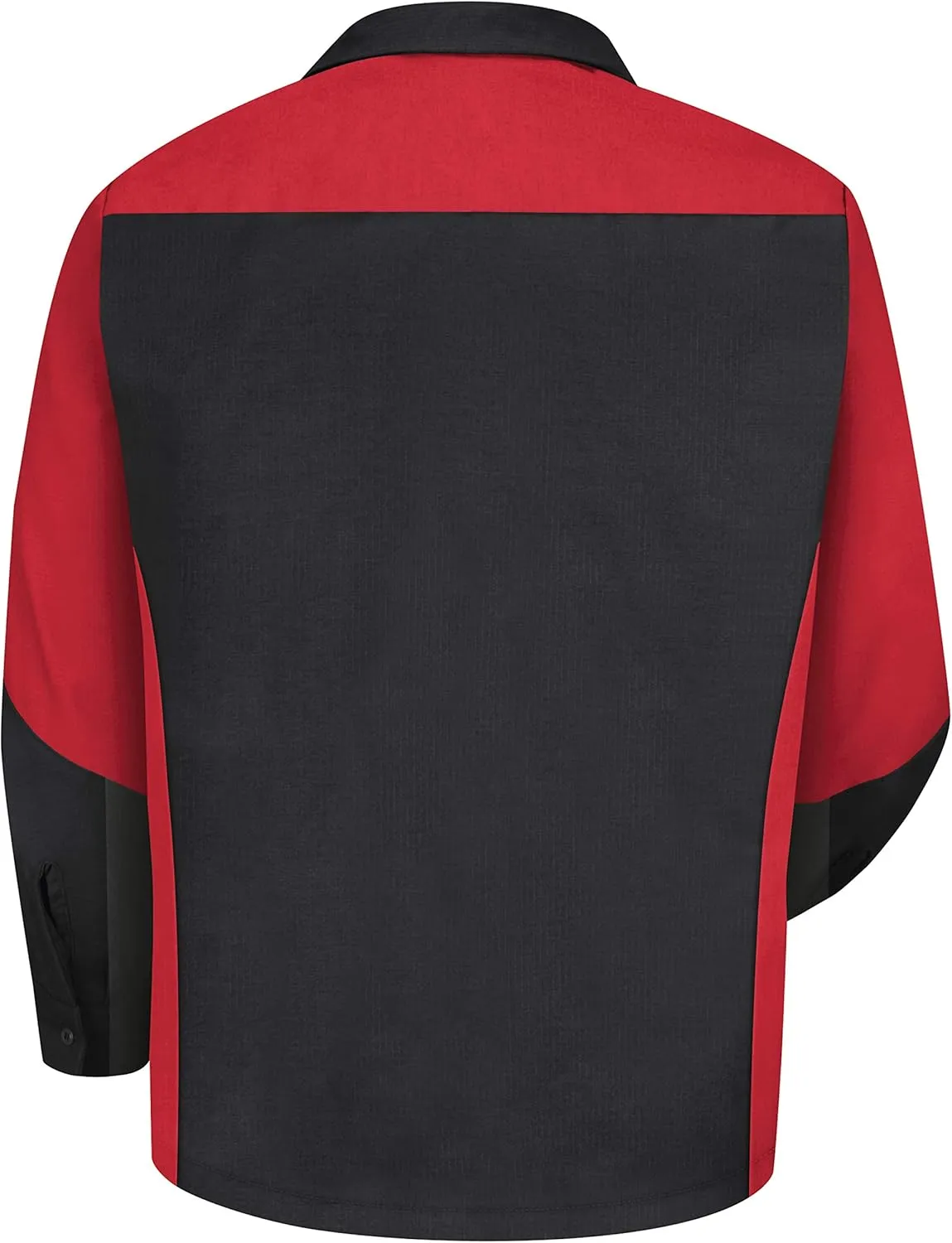 Red Kap Men's Long Sleeve Two-Tone Crew Shirt