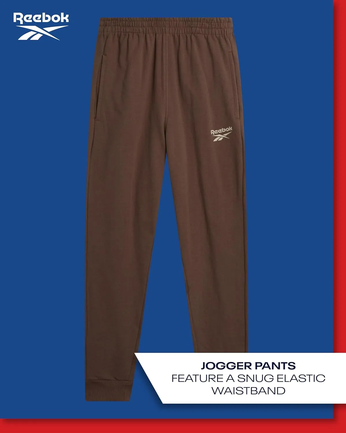 Reebok Boys' Active Tracksuit Set - 2 Piece Performance Fleece Varsity Jacket and Jogger Sweatpants for Boys (Sizes: 8-12)