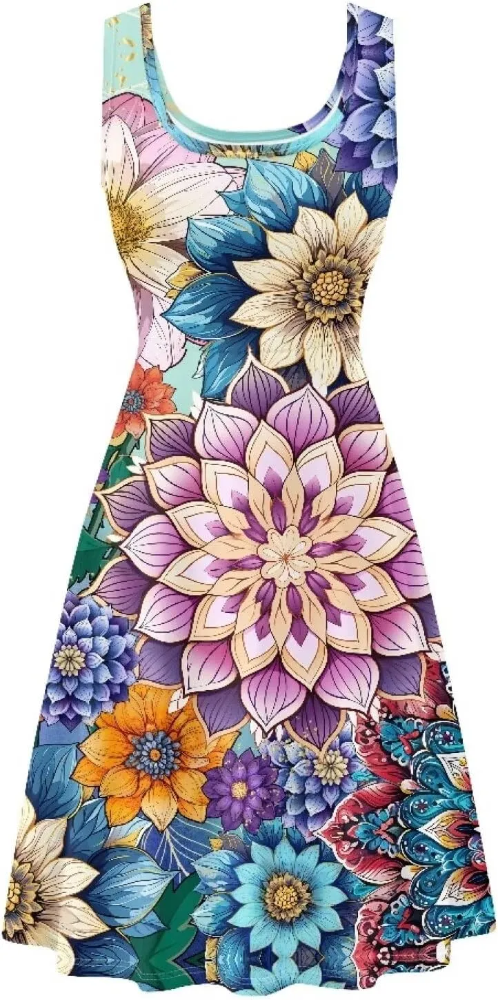 Renewold Women's Dresses Women's Casual Dresses Women's Swimsuits & Cover Ups Tank Top Dress