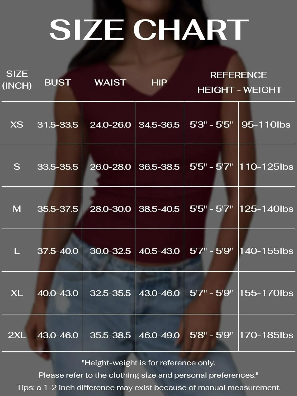 REORIA Womens Sleeveless V Neck Tank Tops Basic Tops Cap Sleeve T Shirt Tee Spring Summer Tops Casual Slim Fit Ribbed Top