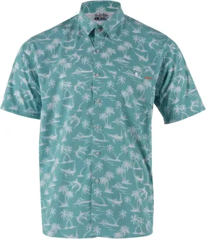 Salt Life Men's Marlin Terrain Short Sleeve Performance Woven