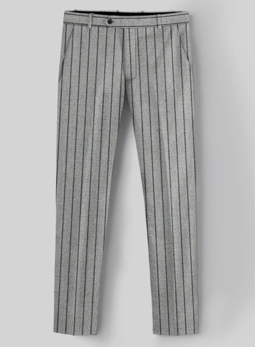 Sartori Orietta Gray Soft Tweed Pants
