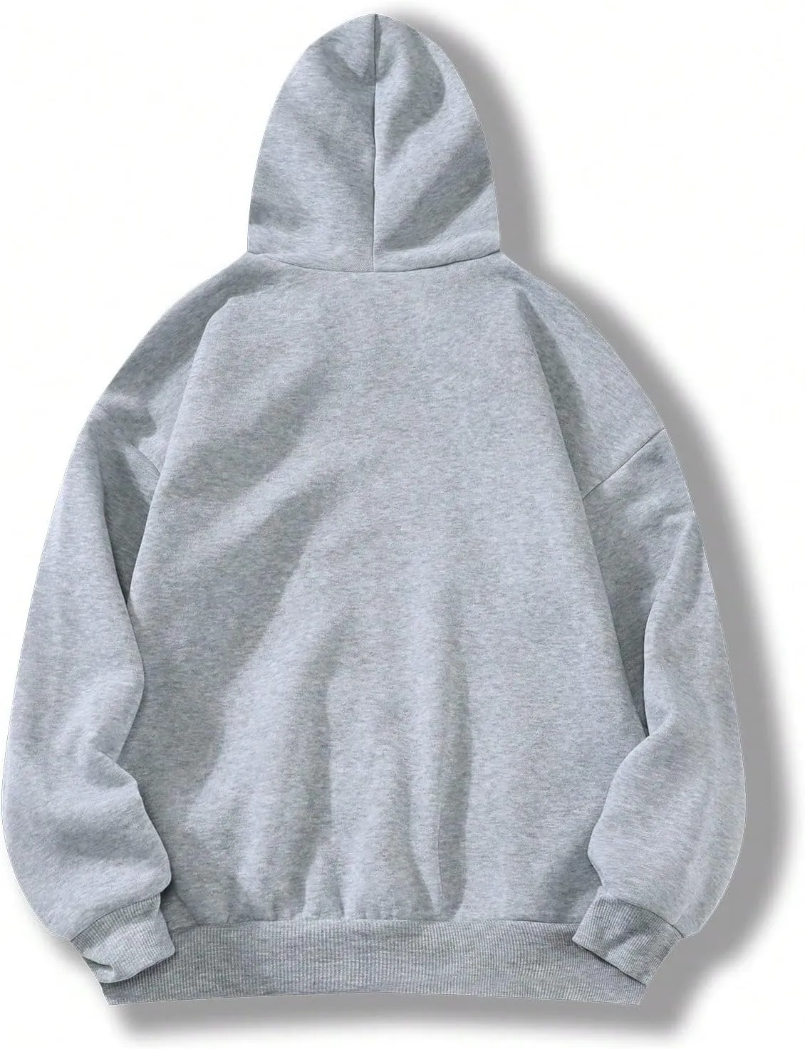 SHENHE Women's Drawstring Long Sleeve Graphic Letter Print Thermal Hoodie Sweatshirt Top