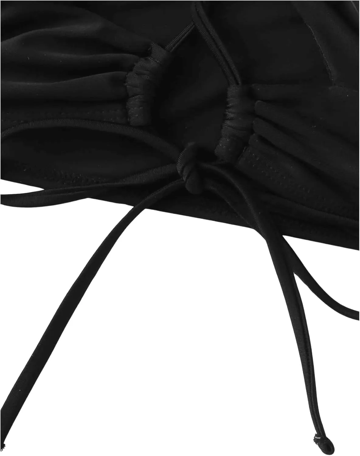 SOLY HUX Women's Halter Bikini Top Tie Front Bathing Suit Tops Swimsuit