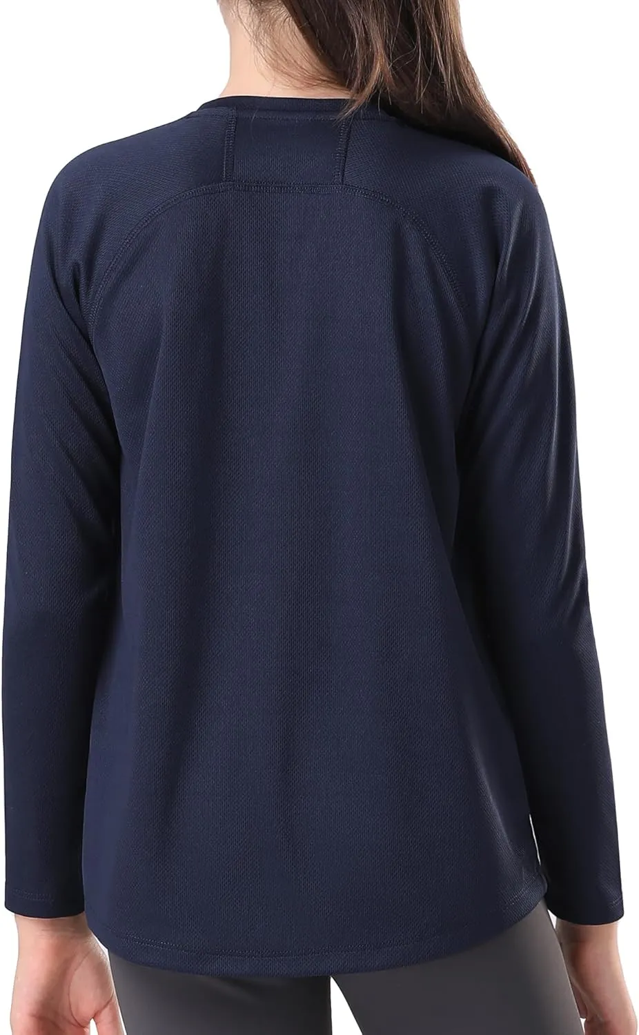 Stelle Youth Girls Athletic Performance Long Sleeve Shirts V Neck Moisture Wicking Base Layer Undershirt