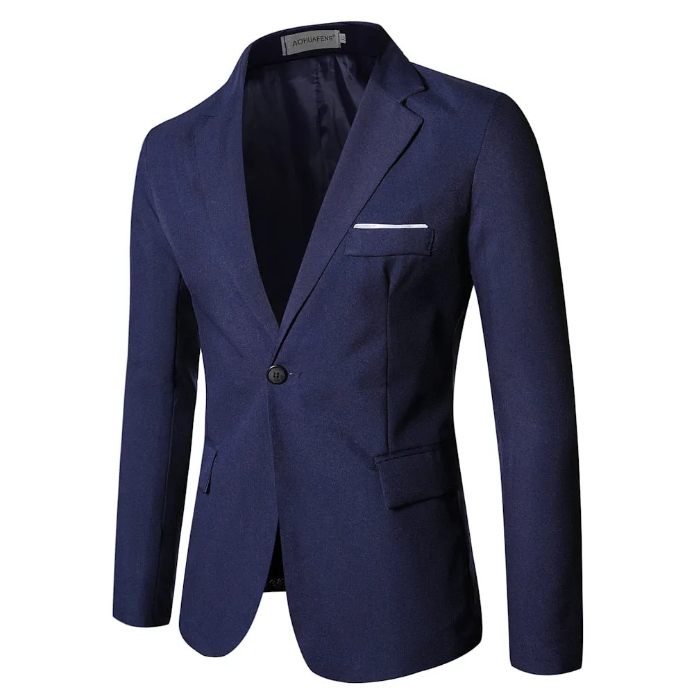 Suit Men's Clothing Luxury Jacket Elegant Leisure Black Free Delivery 2022 Suits For Men Red Blazer Wedding Festival Designer