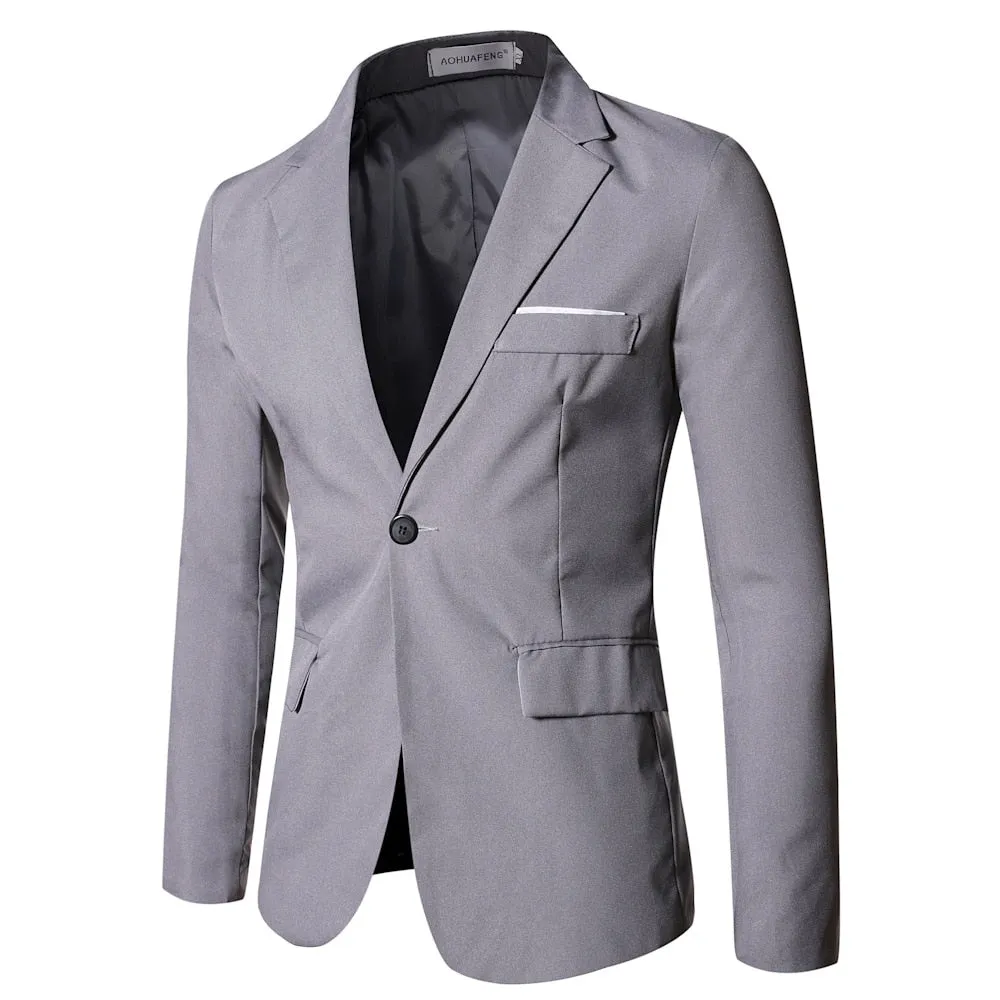 Suit Men's Clothing Luxury Jacket Elegant Leisure Black Free Delivery 2022 Suits For Men Red Blazer Wedding Festival Designer