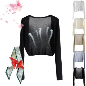 Sun Knit Cardigan Women's Thin Ice Silk