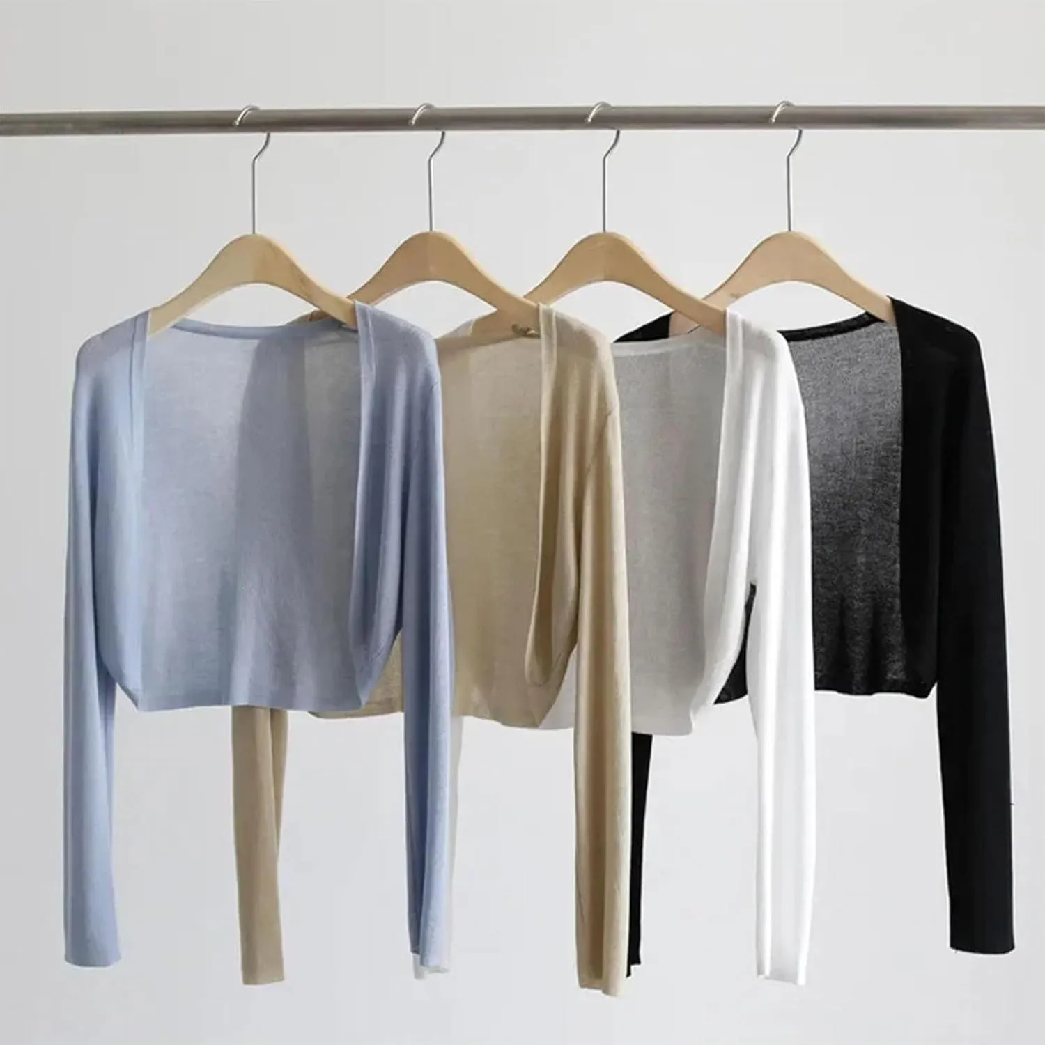 Sun Knit Cardigan Women's Thin Ice Silk