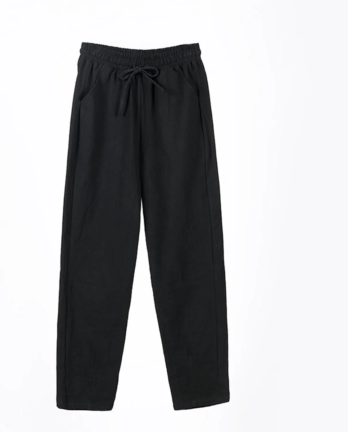 Sweatpants Women Golf Cotton Linen Low Rise,Wide Leg Pants Striped, Trousers with Pockets Baggy Wide
