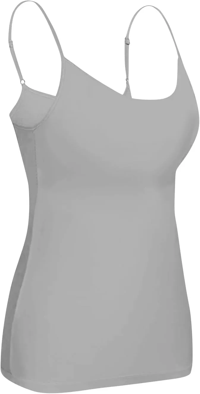 Tank Top for Women with Workout 2025 Adjustable Spaghetti Strap Fitted Camisole