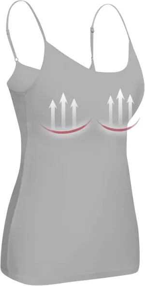 Tank Top for Women with Workout 2025 Adjustable Spaghetti Strap Fitted Camisole