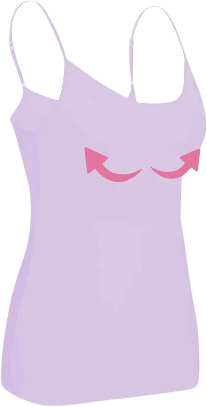Tank Top with Built in Bra for Women Sports Cami Shirts Spring Summer Workout Camisoles Sleeveless Bras Under Clothes
