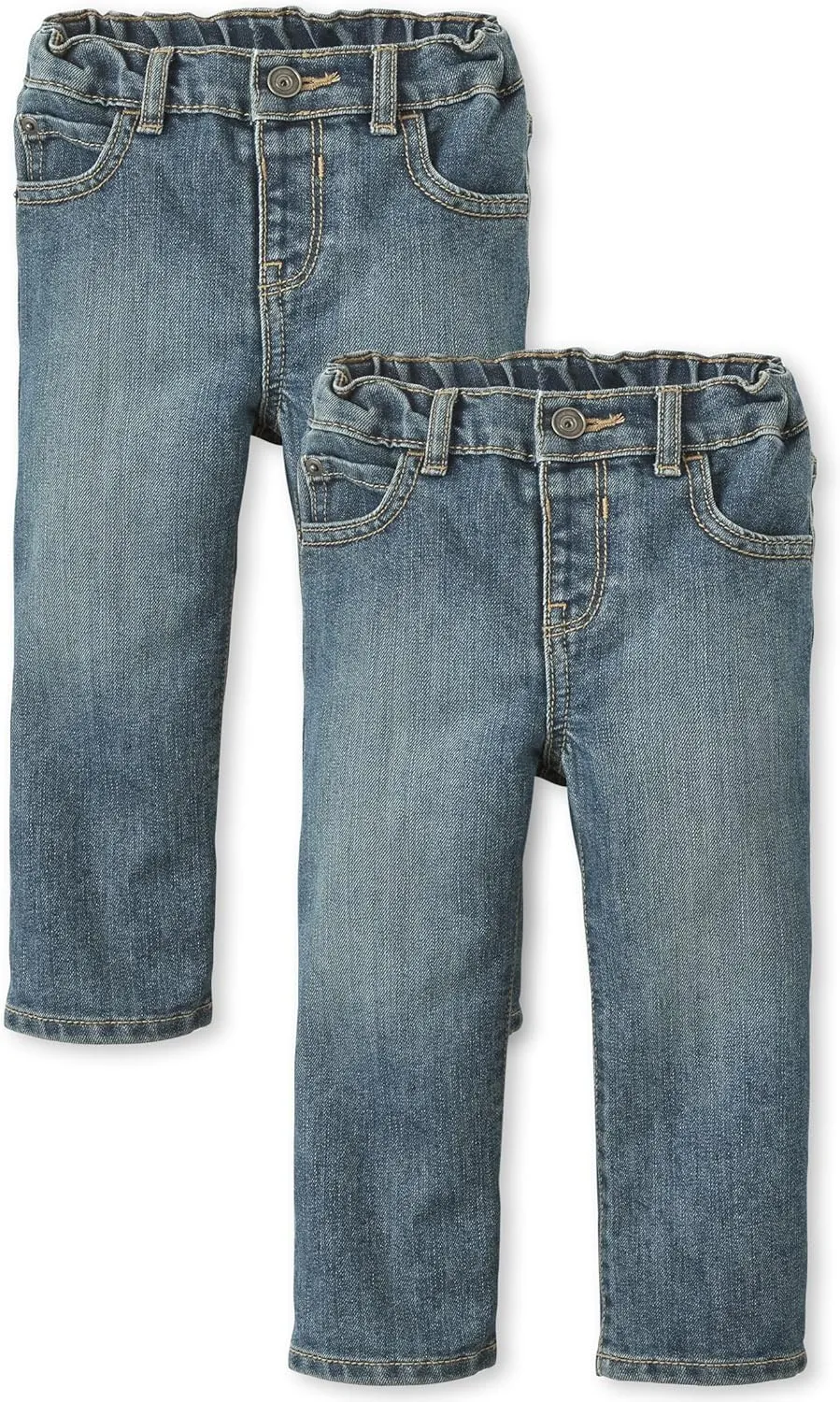 The Children's Place Baby Boys and Toddler Multipack Basic Bootcut Jeans