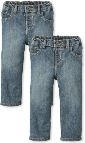 The Children's Place Baby Boys and Toddler Multipack Basic Bootcut Jeans