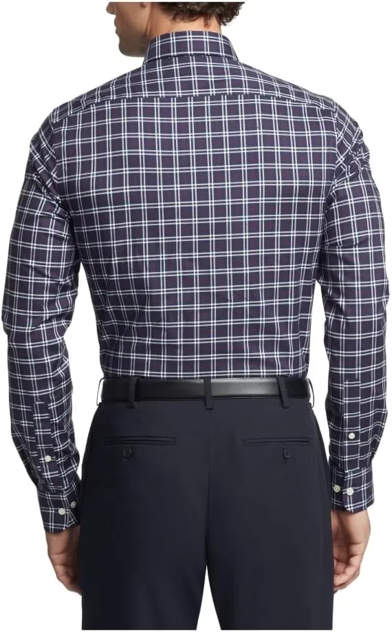 Tommy Hilfiger Men's Dress Shirt Slim Fit Stretch Oxford