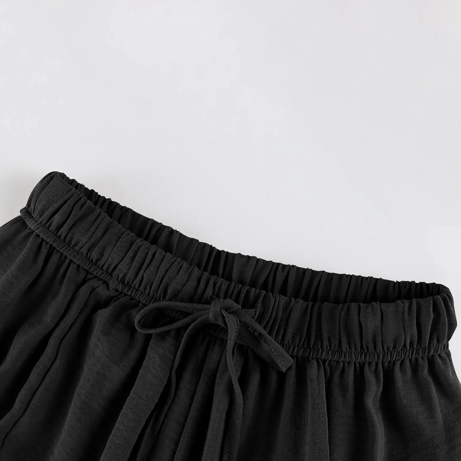TWGONE Women's Palazzo Pants Wide Leg Loose High Waist Flowy Lounge Pants Beach Drawstring Slacks with Pockets