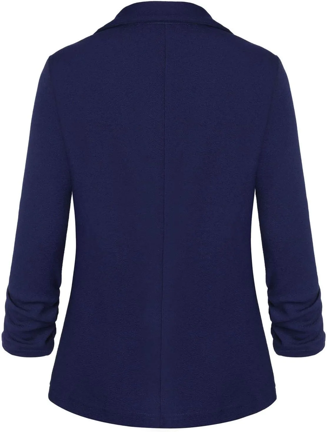 Unifizz Womens Casual Work Office Blazer Pockets Buttons Suit Jacket 3/4 Sleeve