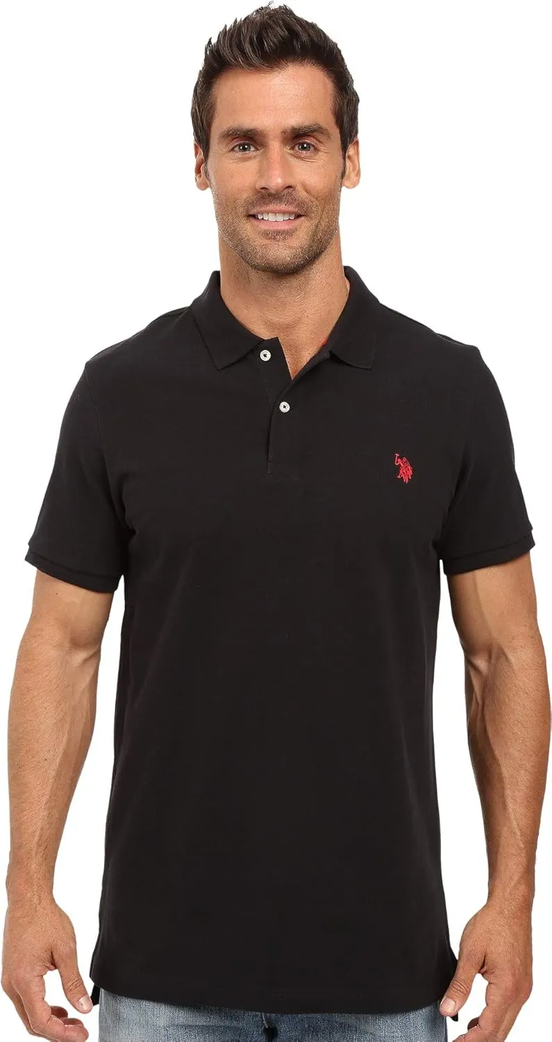 U.S. Polo Assn. Men's Classic Polo Shirt, Black, M