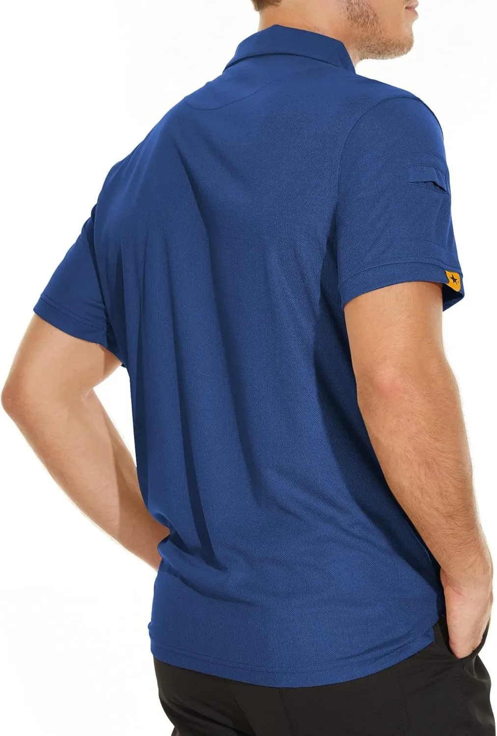 V VALANCH 3 Pack Polo Shirts for Men Short Sleeve Golf Tennis Work Summer Moisture Wicking Shirts