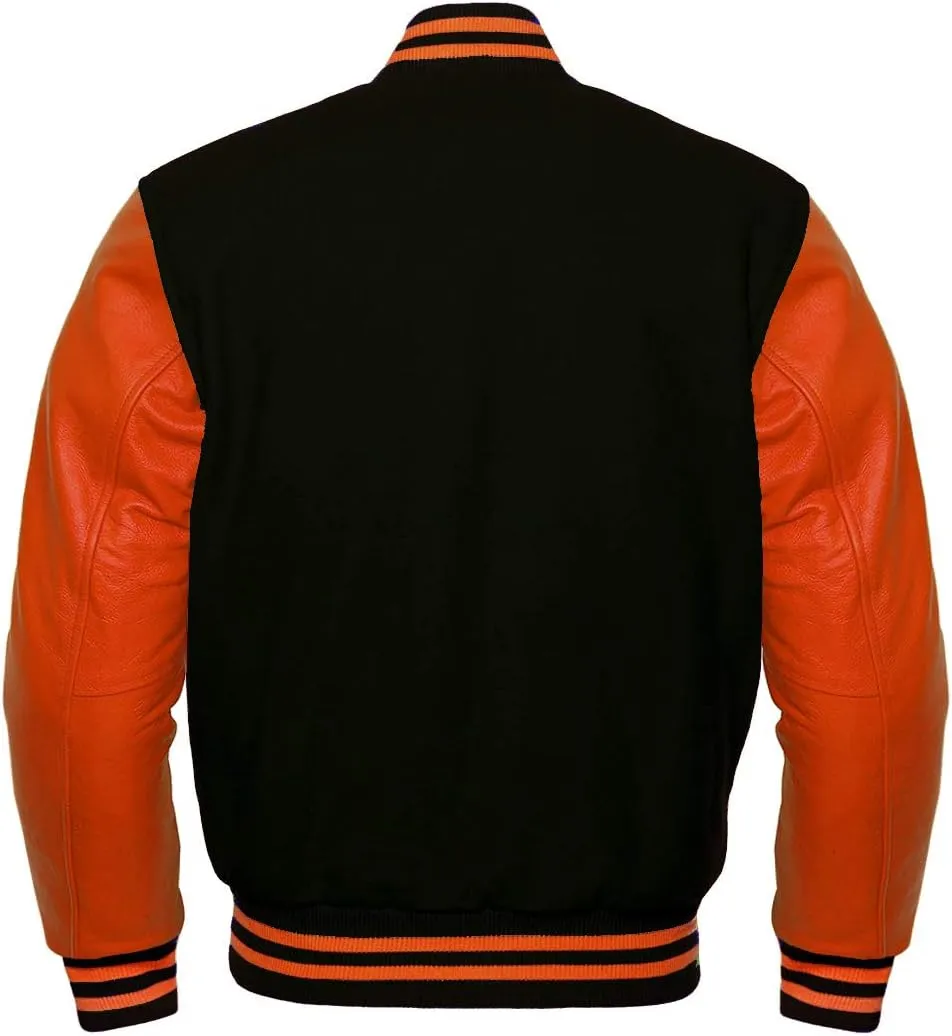 Varsity Jacket Baseball Letterman Jacket Wool and Leather Premium Quality Unisex Basketball Jacket