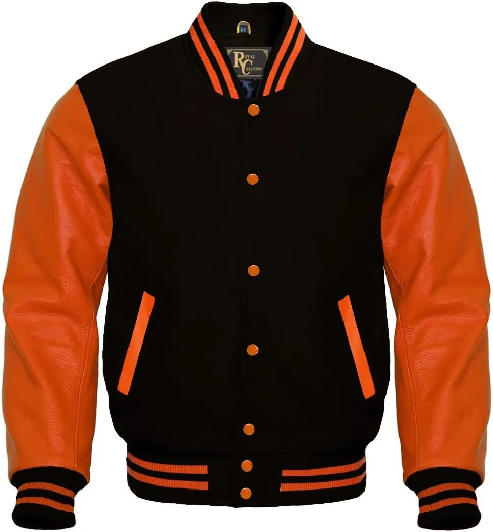 Varsity Jacket Baseball Letterman Jacket Wool and Leather Premium Quality Unisex Basketball Jacket