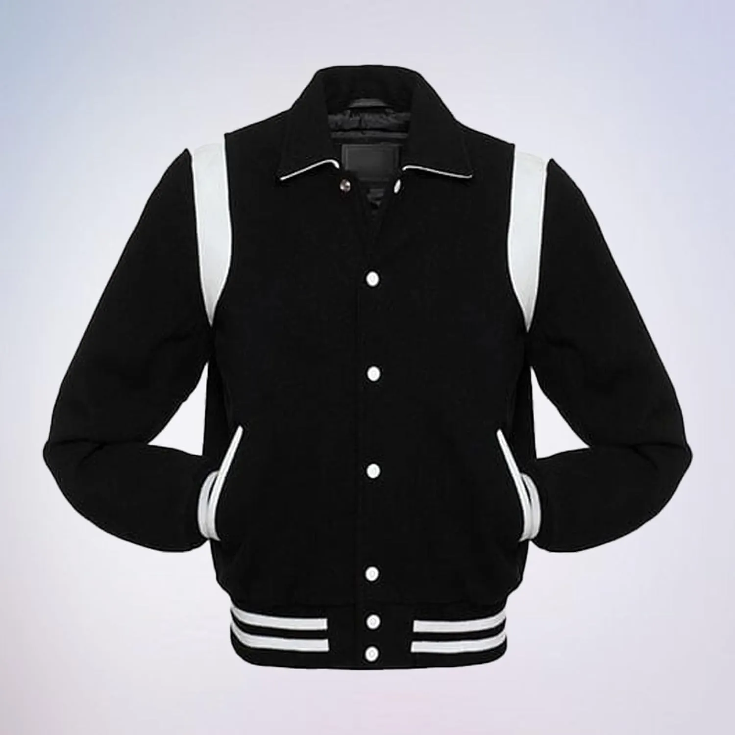 Varsity Jacket Mens Lightweight wool Letterman Baseball Bomber University Jacket