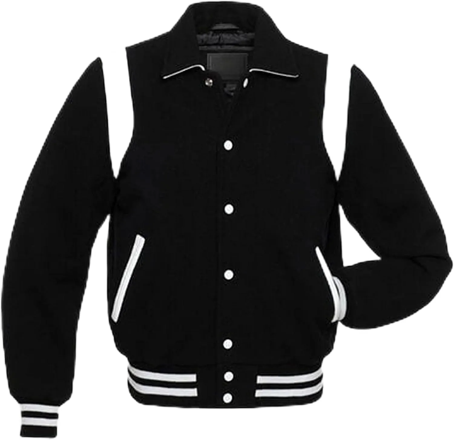 Varsity Jacket Mens Lightweight wool Letterman Baseball Bomber University Jacket