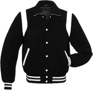 Varsity Jacket Mens Lightweight wool Letterman Baseball Bomber University Jacket