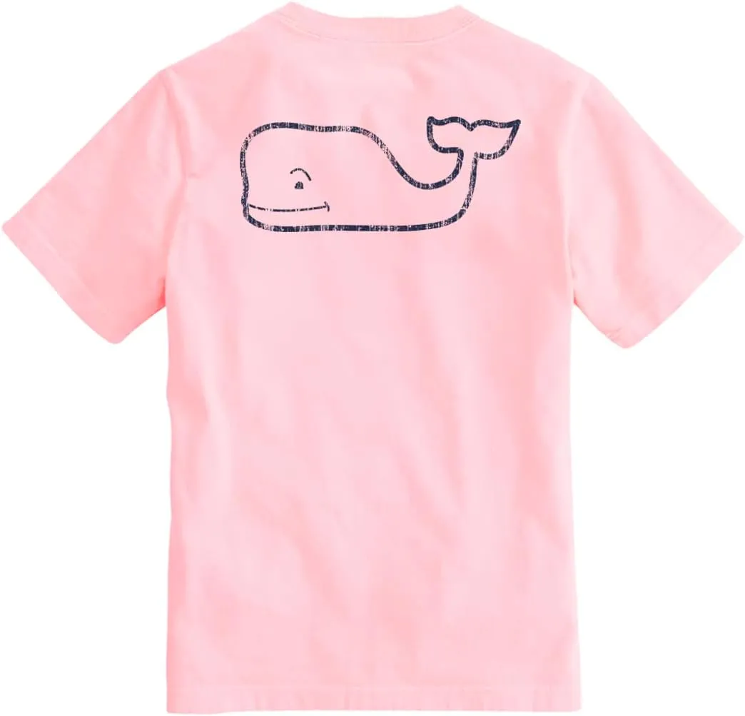 vineyard vines Boys' Short Sleeve Vintage Whale Pocket T-Shirt
