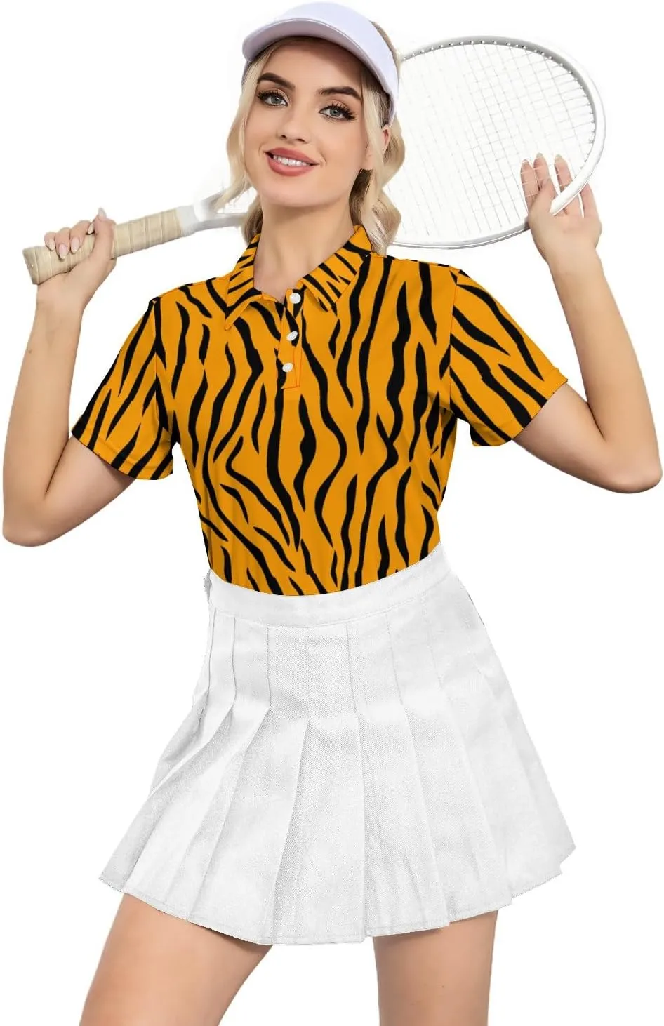 Women's Golf Shirt Moisture Wicking Golf Polo Shirts Short Sleeve Dry Fit Tennis Shirts